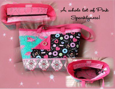 Pink Sparkly bag for a sparkly personality!