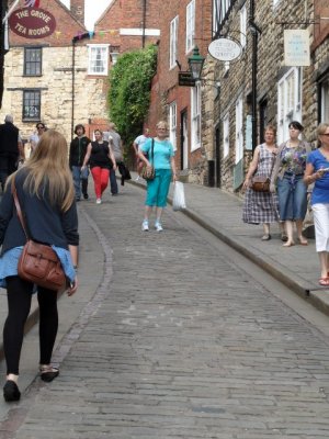 Street named Steep Hill in Lincoln