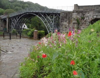 Iron Bridge in the rain