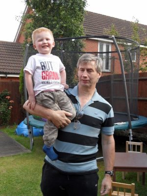 Leo & Great Uncle Peter