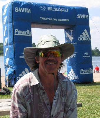 Triathlete Ken - congratulations on your first race this morning.