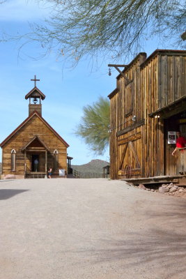 The church in Goldfield Ghost Town, Apache Junction
