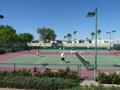 Tennis courts