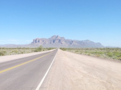 Superstition Mountain from afar