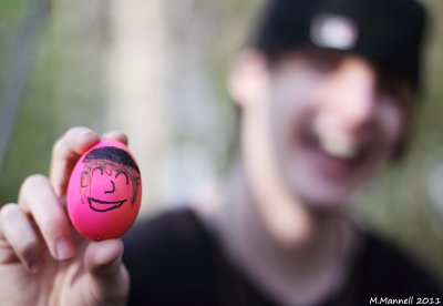 Julian's Self Egg Portrait