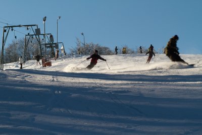 Weekend skiing