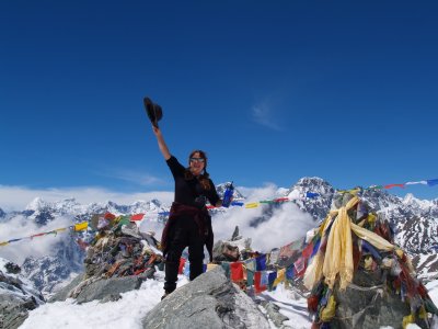 Cho La  pass victory (elevation 17,782 ft)