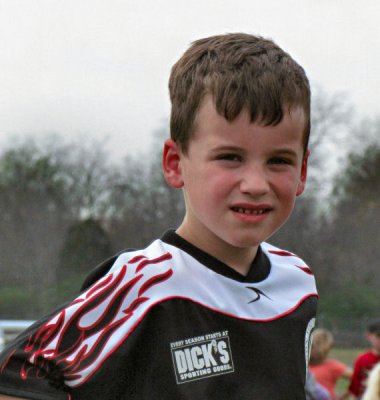 Reid's First Soccer Game 2011