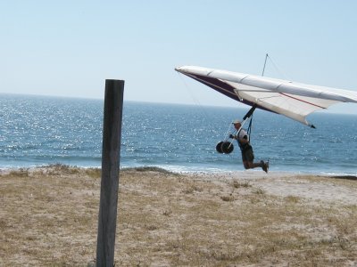 It's a bird, it's a plane....it's a hang glider