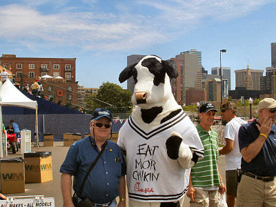 Cris and the Chick-Fil-A cow