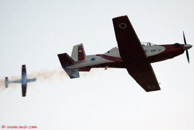 Israel Air Force Flight Academy course #162 graduation and Air Show