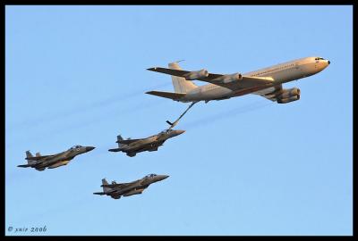 Israel Air Force B707 re'em air refule F-15D BAZ  