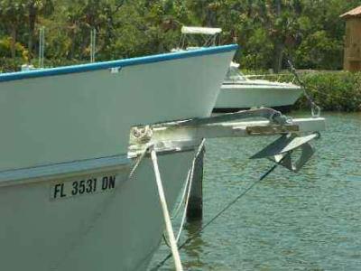 Bowsprit and anchor