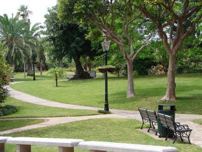 a nice park in Hamilton