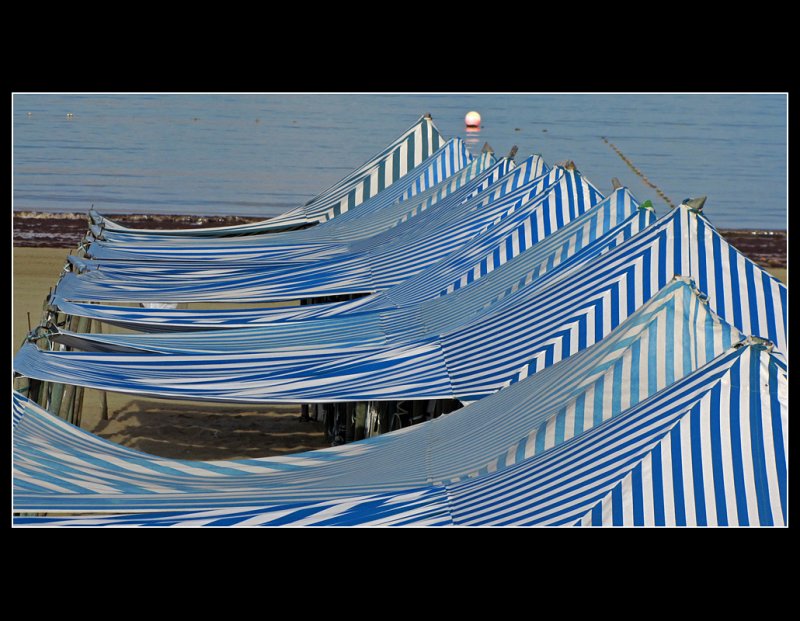 ... blue stripes ...