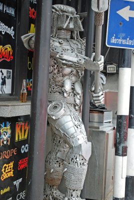 Scrap metal sculpture