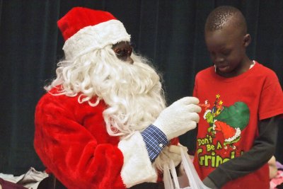Santa Visits the Saturday Program