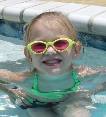 Gkids in my pool again