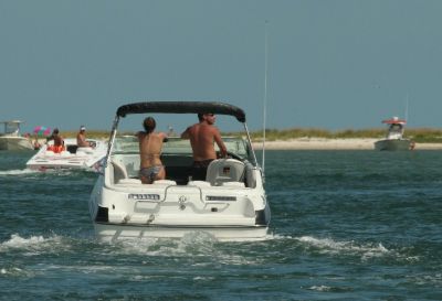 Going into Horn Island Cove