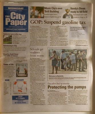Nashville City Paper September 7, 2005