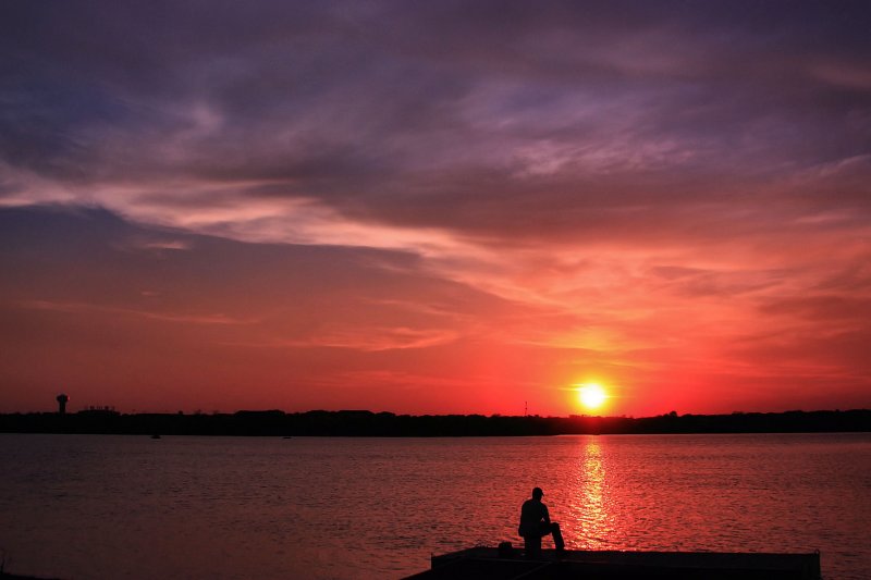 SUNSET ON APRIL FOOLS DAY
