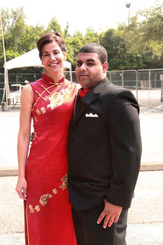 THE GROOM AND HIS MOM