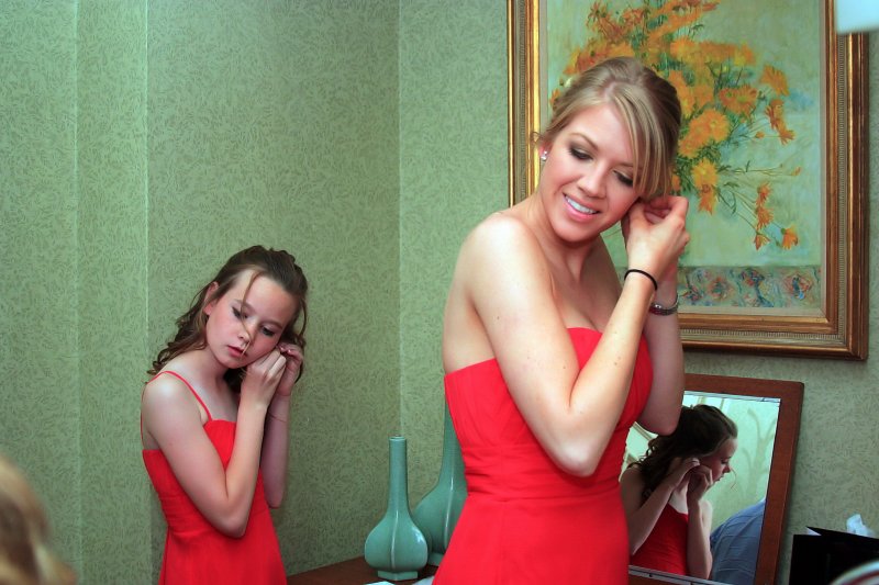 PUTTING ON EARRINGS