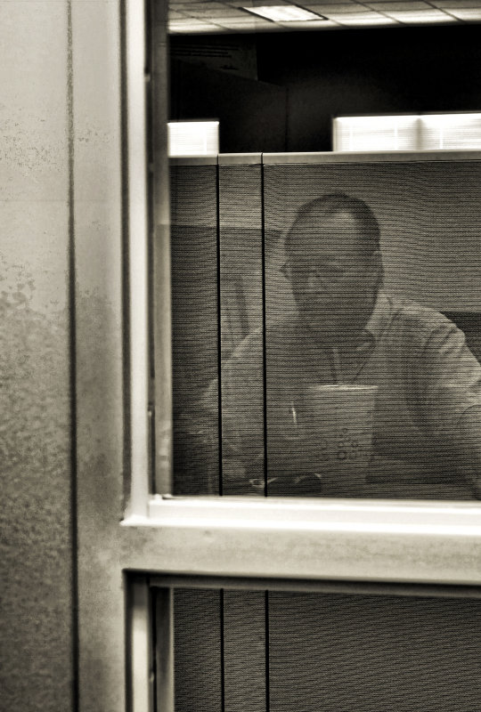 REFLECTION OF A MAN