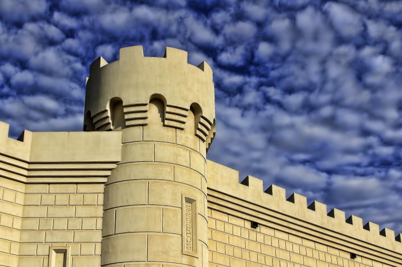 SHAPE OF A CASTLE