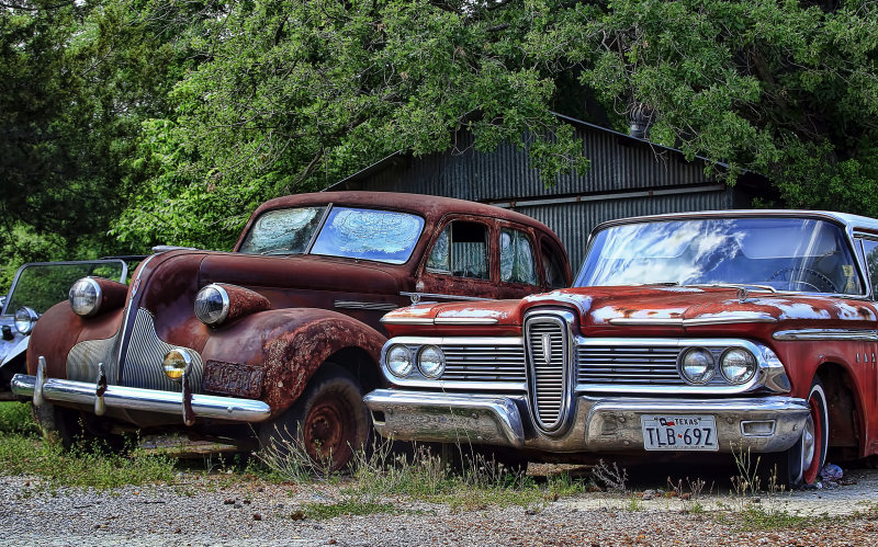 FROM DIFFERENT DECADES AND ALSO DIFFERENT STAGES OF DECAY