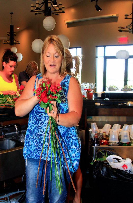 TINA IS THE FLOWER QUEEN