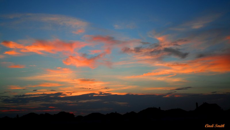SUNSET MONDAY NIGHT, AUGUST 7, 2006