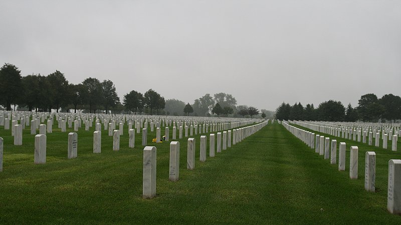 LINES OF FALLEN MEN AND WOMEN