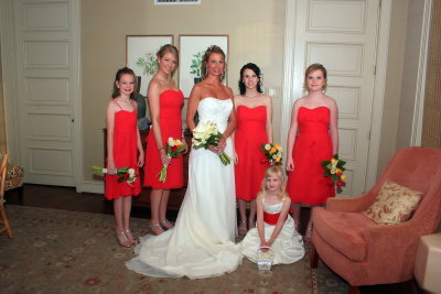 BRIDE AND THE LADIES