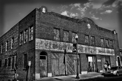 OLD BUILDING IN THE STOCKYARDS