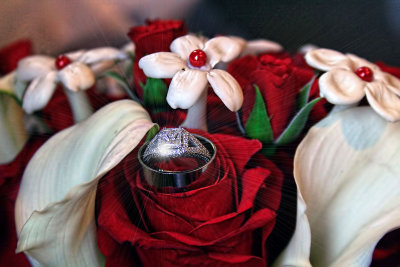 RINGS AND BOUQUET