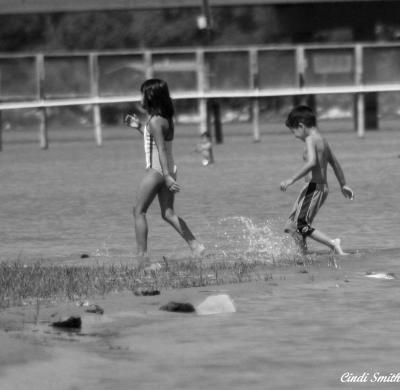 WALKING IN THE WATER