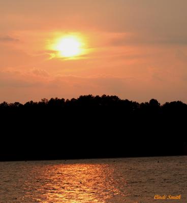 SUNSET AT LAKE HAWKINS