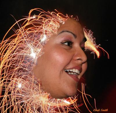 WENDY AND HER SPARKLER HAIR