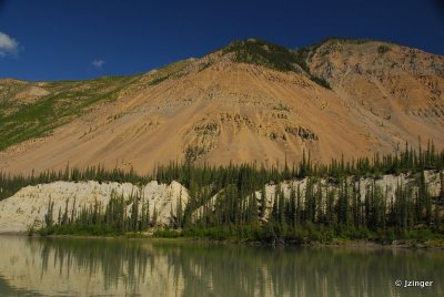 Views of Sunblood Mountain from the South Nahanni River