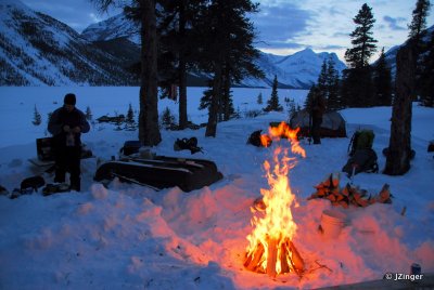 Our camp on Redfern Lake