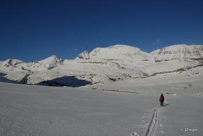 On the way back down from the Achaean Glacier