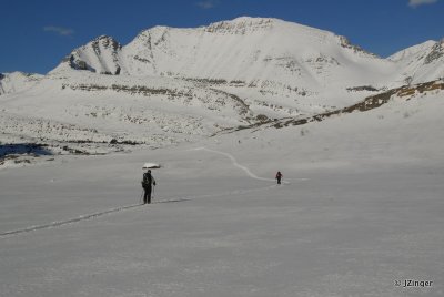 On the way back down from the Achaean Glacier