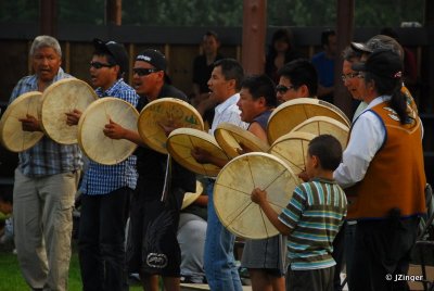 Drum Circle Aboriginal Days, Fort Simpson