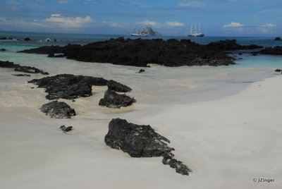 Views from Cerro Brujo, San Cristobal Island 