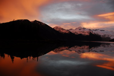 Sunrise on Garibaldi Lake