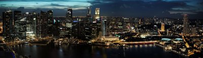 Singapore from Marina Bay Hotel