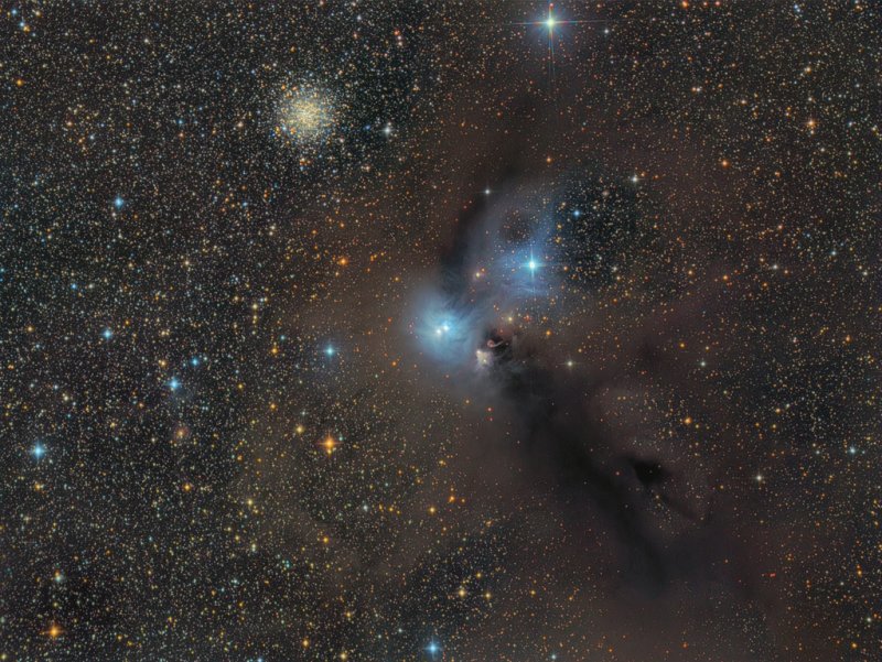 NGC 6726-7 in Corona Australis