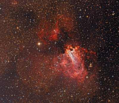 M17 The Swan Nebula - 30 min. LRGB