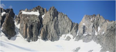 North Palisade and surrounding peaks